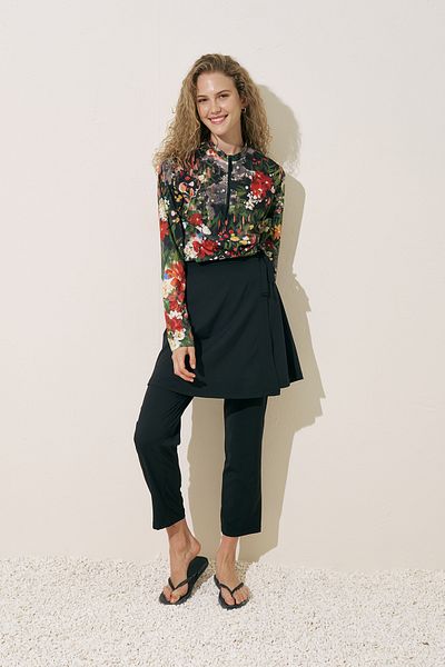 Manuka Costum de baie cu model ANVELOP DARK GARDEN