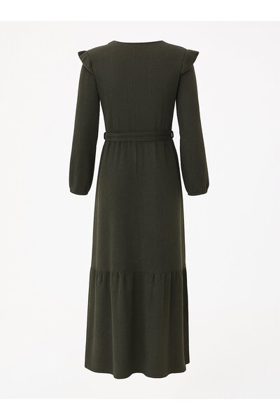 Moda Gazel Hijab Dress - Khaki - Moda Gazel