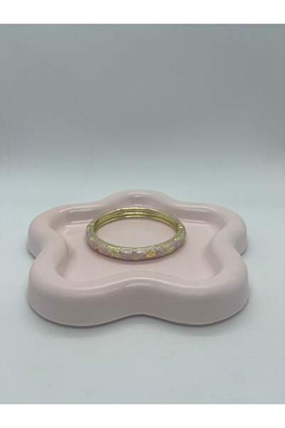 SOFT rose gold mineli bilezik kelepçeli paslanmaz çelik