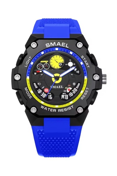 SMAEL 8092 Özel Araba Led Ekran Gösterge Tasarım Spor Erkek Kol Saati