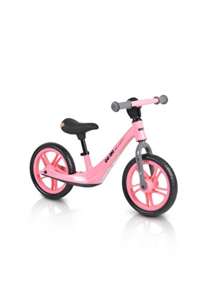 byox Bicicleta copii fara pedale Go On pink 12 inch, roti din spuma EVA, scau...