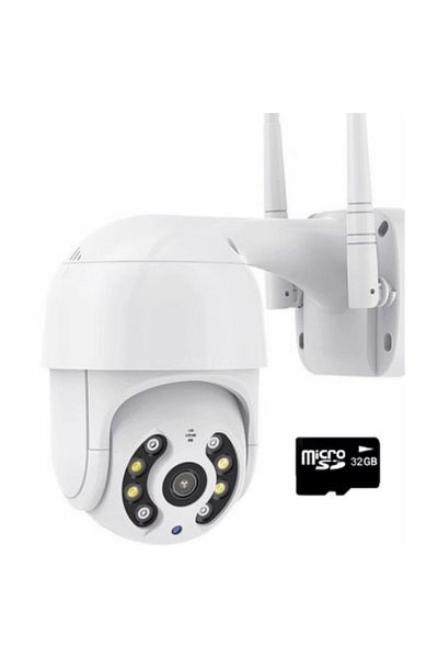 MNS Camera de supraveghere WiFi pentru exterior, rezolutie FULL HD 1080P, rotire 360° pan si 90° tilt,