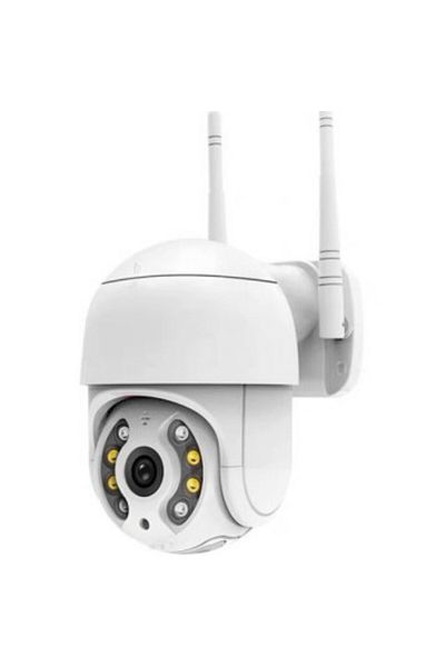 MNS Camera de supraveghere WiFi pentru exterior, FULL HD 1080P cu rotire 360°, detectie miscare cu recu