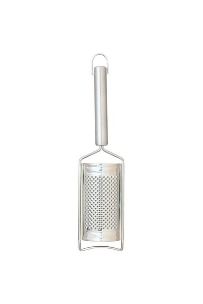 Muji Grated Stainless Steel Cheese, W 6 x H 25 cm, Silver