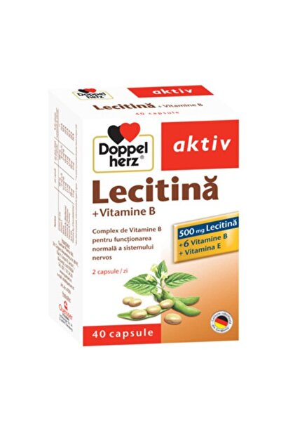 Doppelherz Lecitina + Vitamine B + Vitamina E x 40 capsules