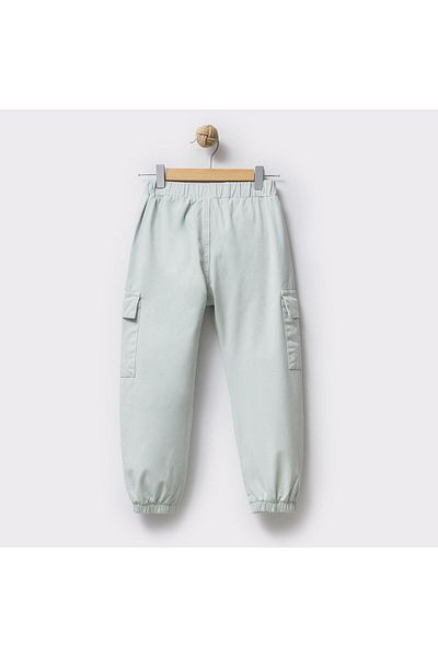 Overdo Boy's Cargo Pocket Jogger Pants with Elastic Waist