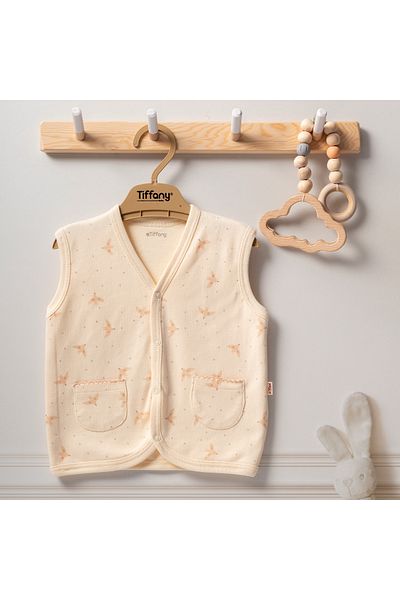 TiffanyKids Baby Girl Organic Bird Vest