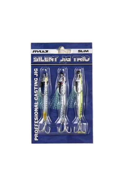 RYUJI Silent Jig Trio Slim Jig Yem Zebra Mix-15 Gr