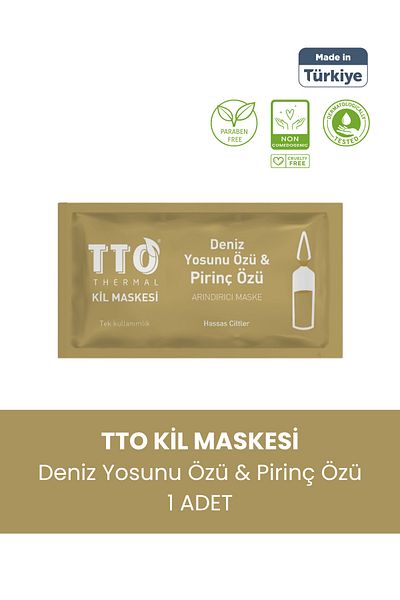 TTO Thermal Clay Mask Seaweed Extract & Rice Extract