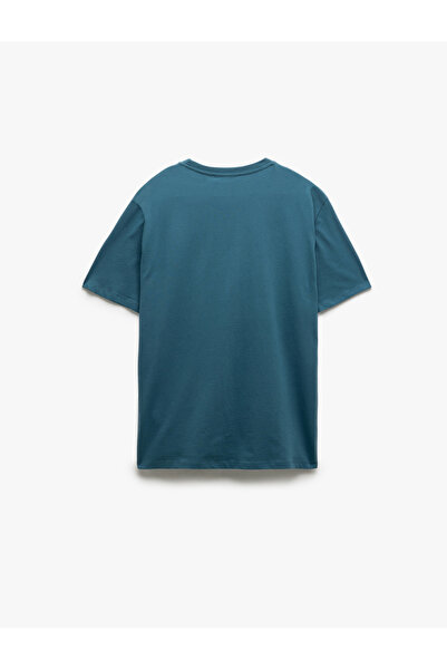 Koton Short Sleeve Regular Fit Crew Neck Cotton Printed T-Shirt