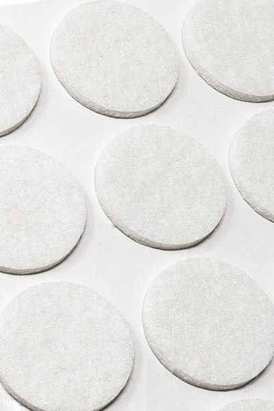 TREND KULP 20 mm Adhesive Furniture Leg Felt Floor Protector Table Chair Parquet Protection Pad (Pack of 96)