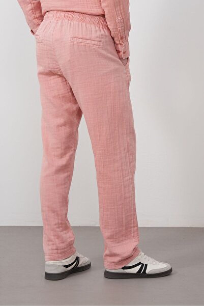 TÜZeMEN Washed Muslin Linen Pants