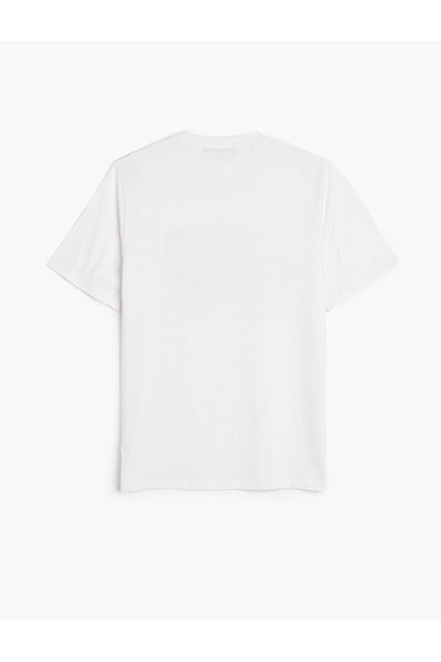 Koton Short Sleeve Regular Fit Crew Neck Cotton Printed T-Shirt