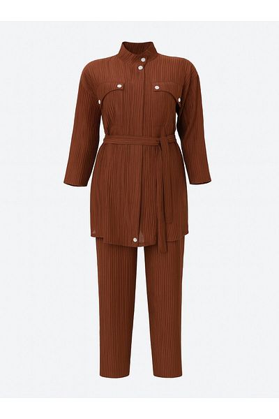 Moda Gazel Suit - Brown - Fashion Gazelle