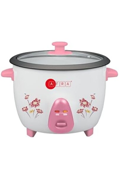 Afra Rice Cooker, 300W, Non-Stick Coating, 0.6L Capacity, Keep-Warm Function, With Measuring Cup And
