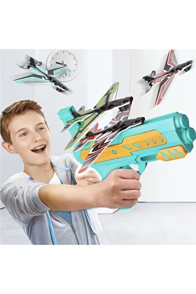 Danex Blue Airplane Launcher Gun, Danex, Toy for Indoor and Outdoor Play for ...