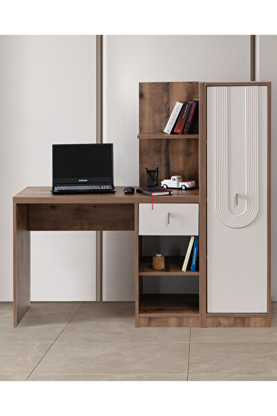 Setay Bilgisayar Masası, Megan Çalışma Masası, Kitaplık