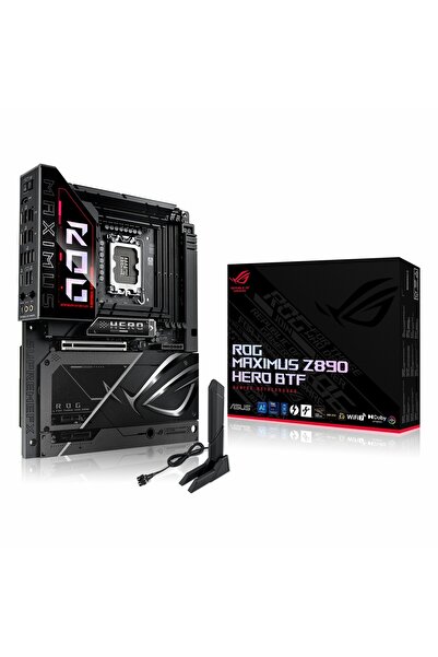 ASUS ROG Maximus Z890 Hero BTF DDR5 (9200MHz)OC M.2 HDMI/USB-C PCIe 5.0 1851P ATX Anakart