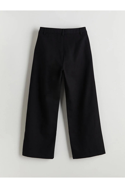 LC Waikiki Lcw kids black wideleg pleated girls pants