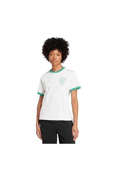 adidas Jy0276-K Tennis Tee Women's T-Shirt White