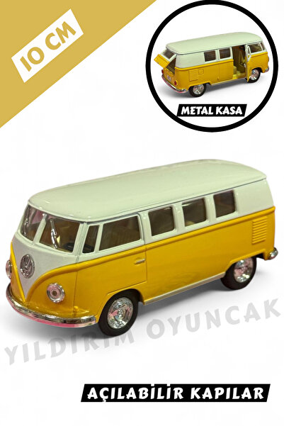 YILDIRIM OYUNCAK سيارة موديل تشيك اند درايب دييكاست 10 سم - سيارة ميني باص مع...