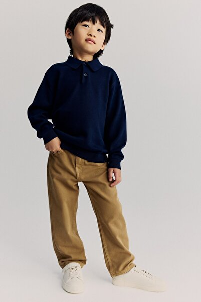 H&M İnce Triko Polo Üst