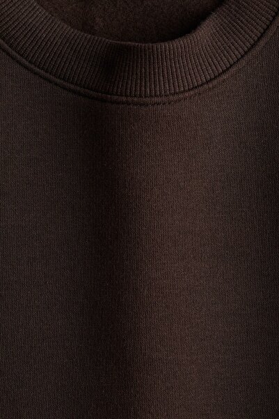 H&M Bisiklet Yakalı Oversize Sweatshirt