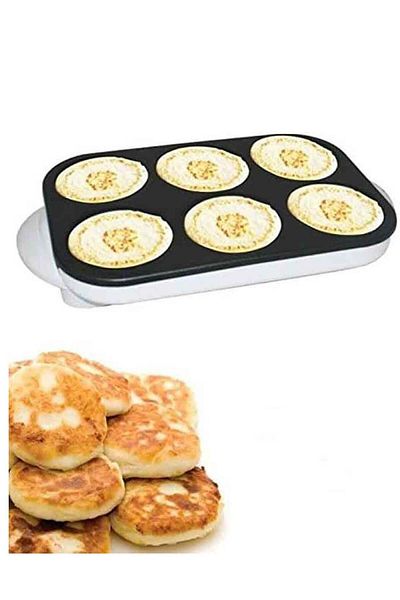 HOME MASTER Home Master 6-Cavity Waffle Maker - 1500 Watts, Non-Stick Surface, HM-150