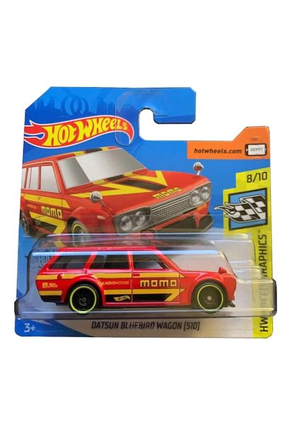HOT WHEELS Masinuta metalica Hot Wheels Datsun Bluebird Wagon (510), Colectia HW Speed Graphics - Editia Momo R