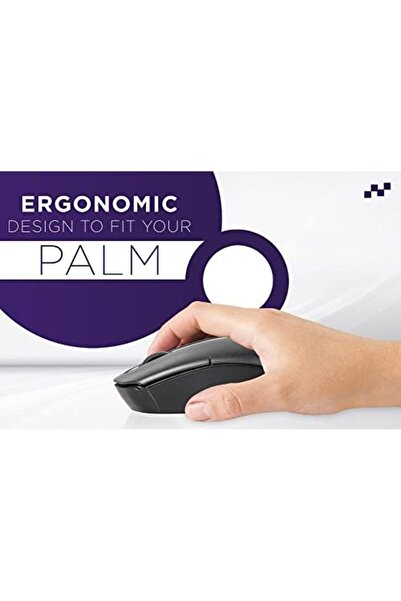 Intex Amaze+ Wireless Optical Mouse 2.4GHz, Black