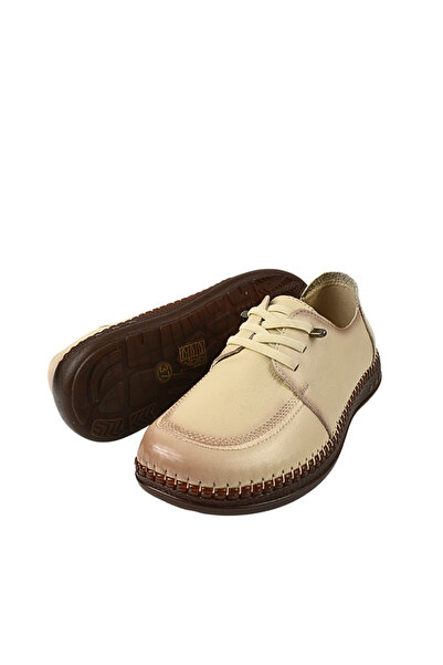 FORMAZIONE Casual shoes, women, FORMAZIONE, KM 327 cream, leather 40