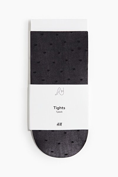 H&M Puantiyeli Külotlu Çorap