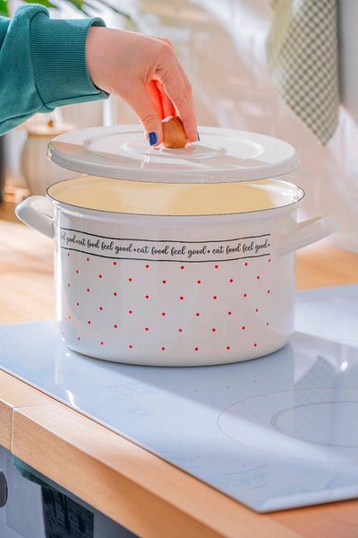 ACAR Feel Good Enamel Deep Pot - 22 cm