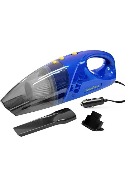 Goodyear 12V Islak & Kuru Araç Süpürgesi Kompakt, Güçlü, Çok Yüzeyli Temizlik