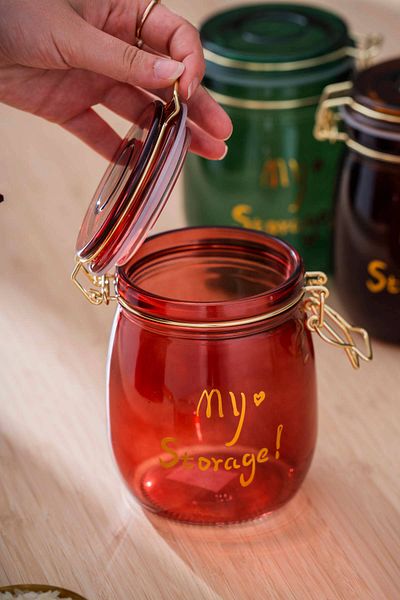 ACAR Pierre Clip Lid Jar Set - 14 cm