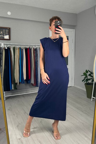 lady special Rochie lungă căptușită din țesătură modală