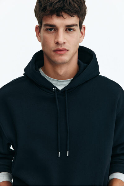 H&M Loose Fit Kapüşonlu Üst