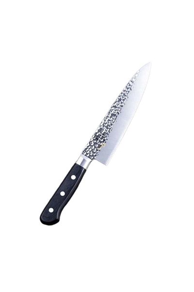 OEM Japanese Santoku hammered kitchen knife 180mm