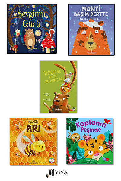 TÜRKİYE İŞ BANKASI KÜLTÜR YAYINLARI En Çok Sevilen Çocuk Masalları - 5 Adet K...