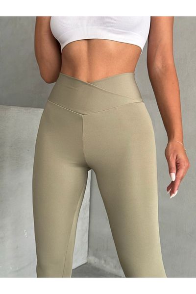 Nordmende Women's Cross Waist Detailed Recovery Tights