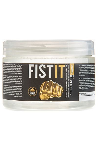 OEM Lubrifiant FistIt Pe Baza de Apa, Gel Transparent, Compatibil cu Prezervative, 500 ml