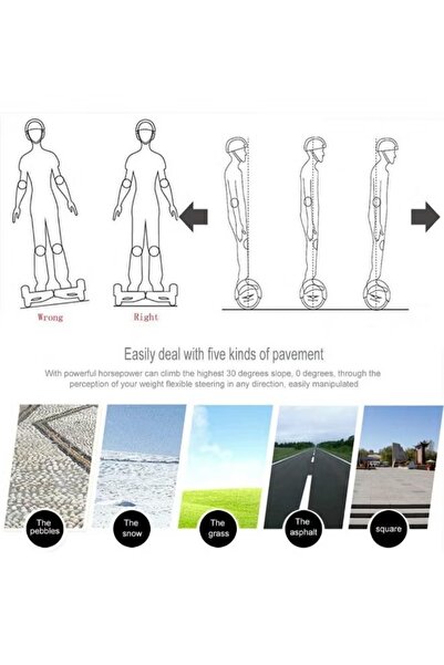 rexa Electric Self-Balancing Smart Hover Board with Charger