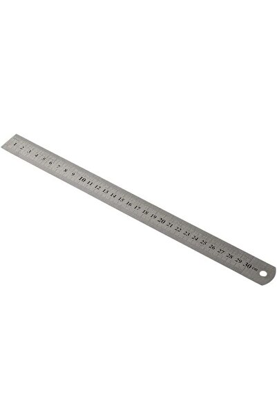 Banadabak ÇELİK CETVEL 30 CM FR04-30 ( 1 ADET FİYATIDIR)