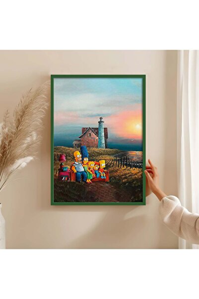 HOMEPACK TABLO CU CADRU DE LEMN POSTER CU CADRU DECOR ARTISTIC DE PERETE TK/1491