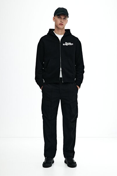 H&M Naylon Kargo Pantolon Relaxed Fit