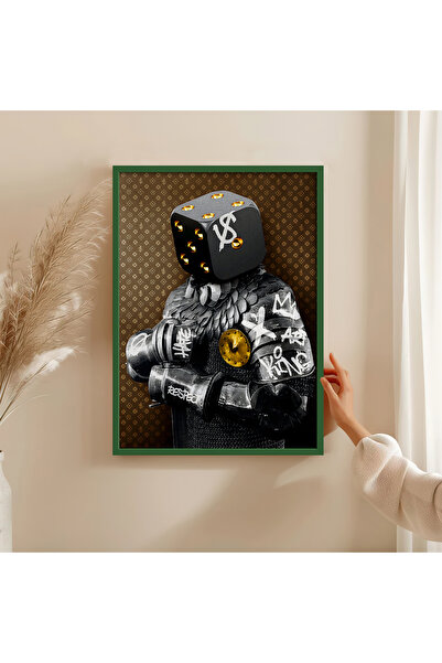 HOMEPACK TABLO CU CADRU DE LEMN POSTER CU CADRU DECOR ARTISTIC DE PERETE TK/1493