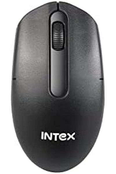 Intex Amaze+ Wireless Optical Mouse 2.4GHz, Black