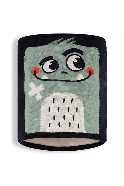 Denokids Guler pentru gât pentru băiat Monster