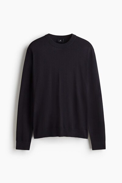H&M İnce Triko Kazak Regular Fit