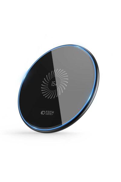 Tech-Protect Ασύρματος Φορτιστής C1, 15W, Καλώδιο USB-C 1μ Περιλαμβάνεται, Μαύρο